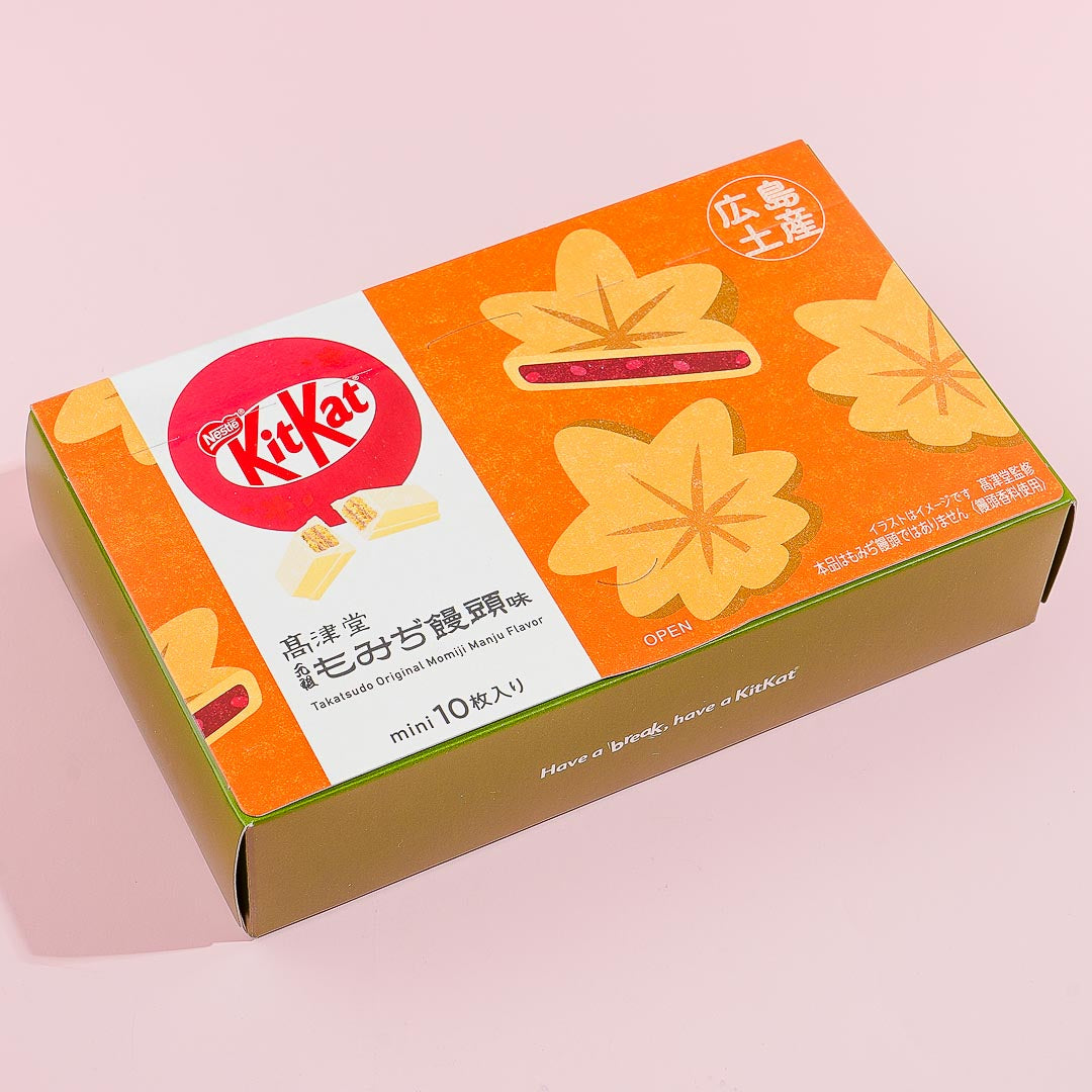 Kit Kat Chocolates - Takatsudo Original Momiji Manju