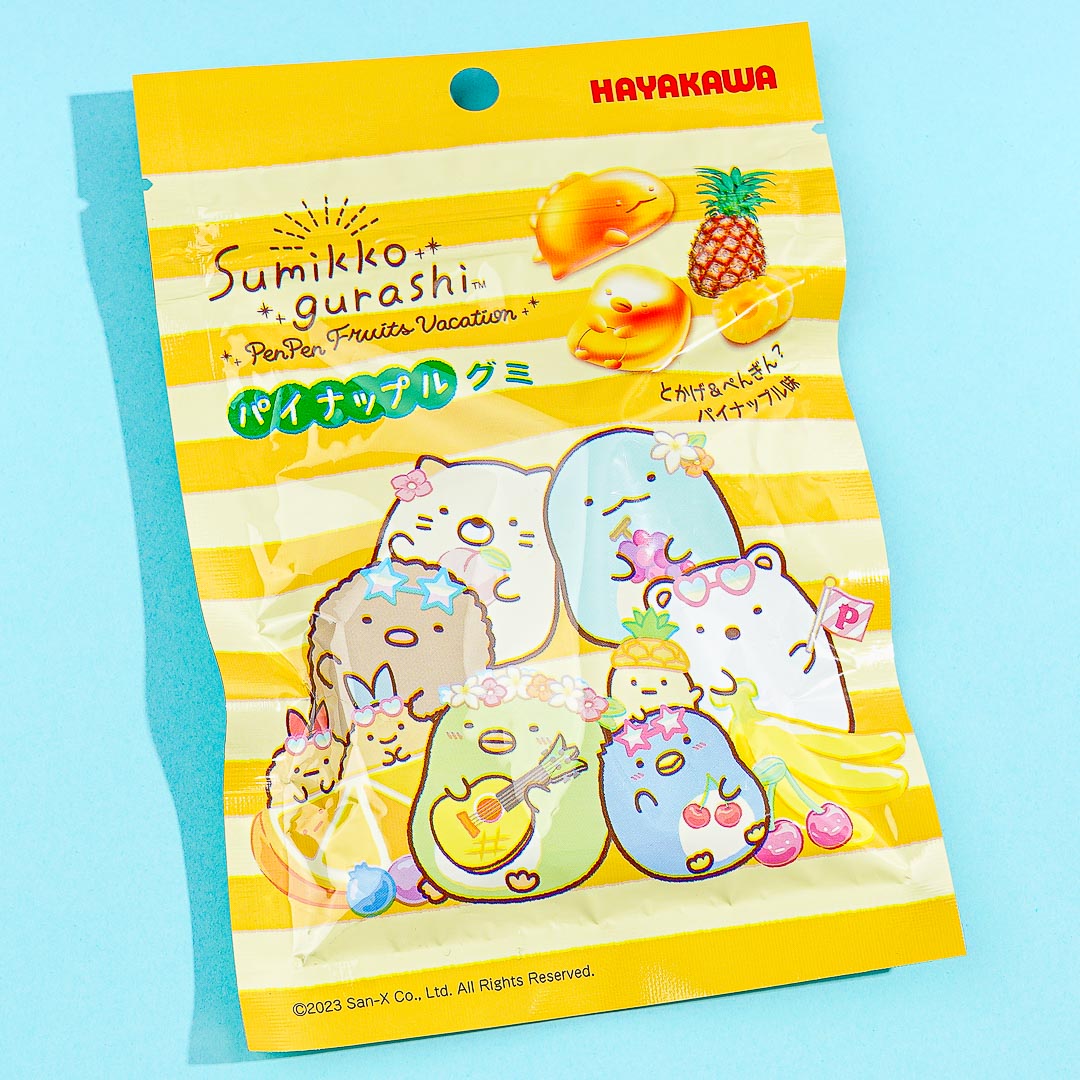 Sumikko Gurashi Pen Pen Fruits Vacation Gummy - Pineapple