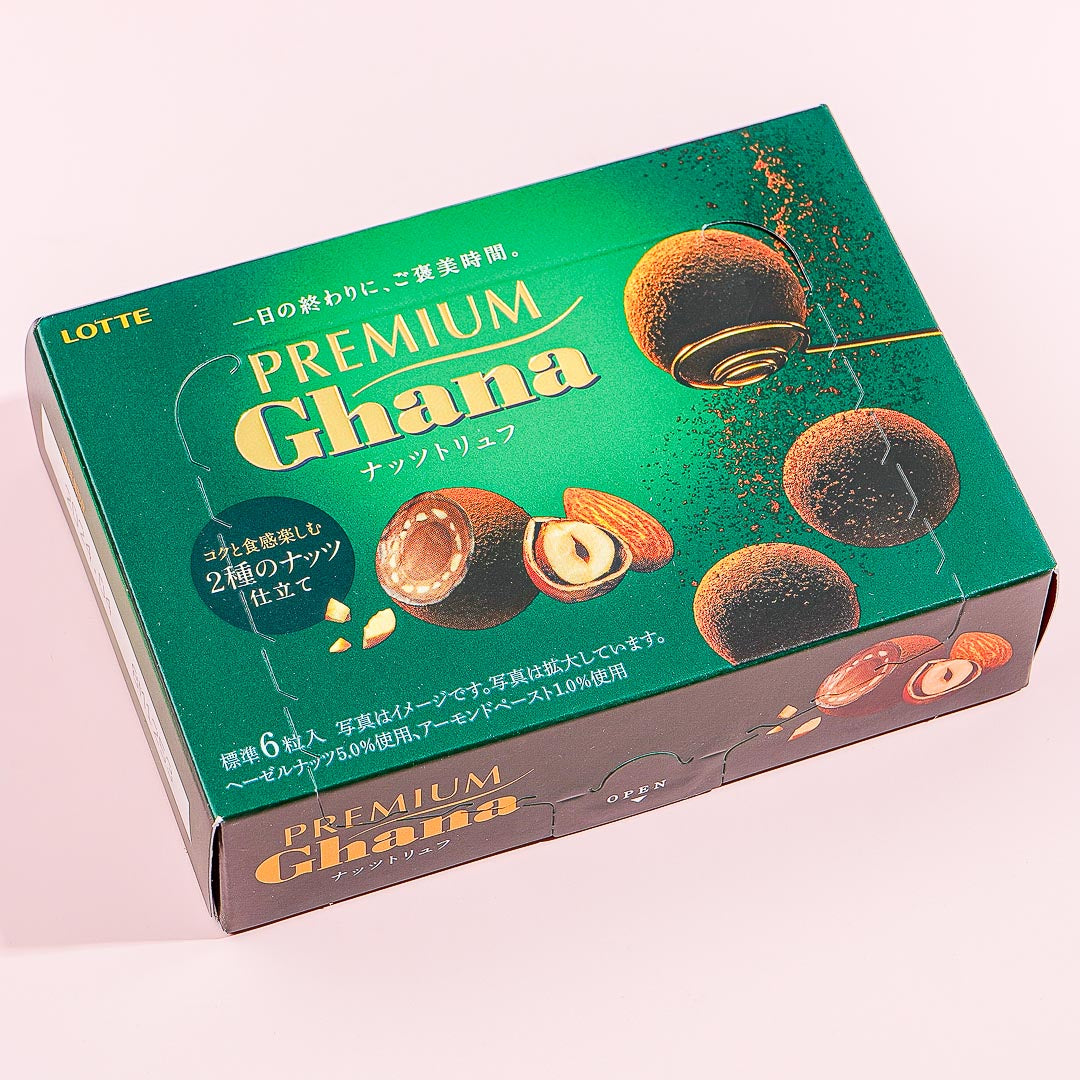 Lotte Premium Ghana Chocolate Truffles - Nuts