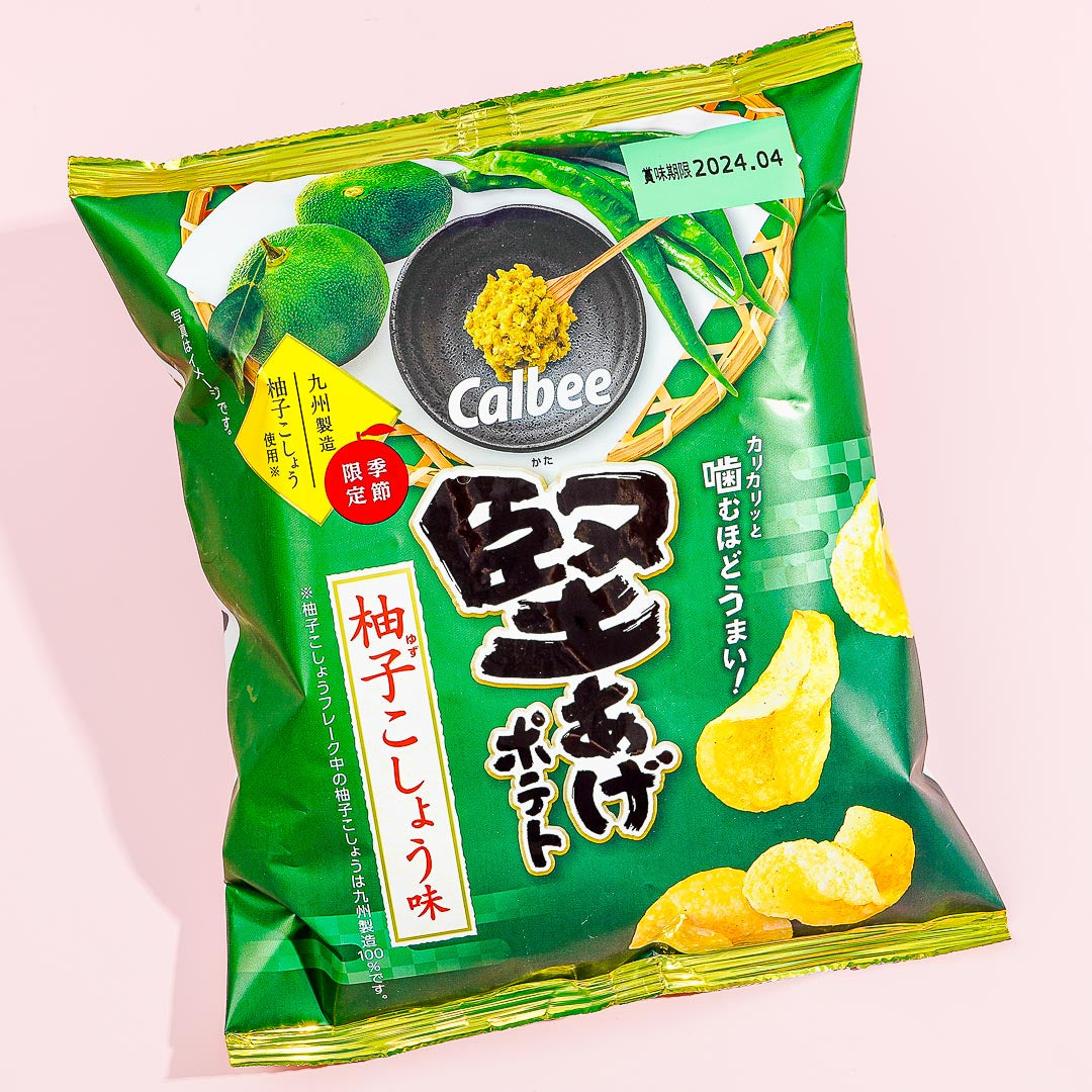 Calbee Kata-age Potato Chips - Yuzu Pepper