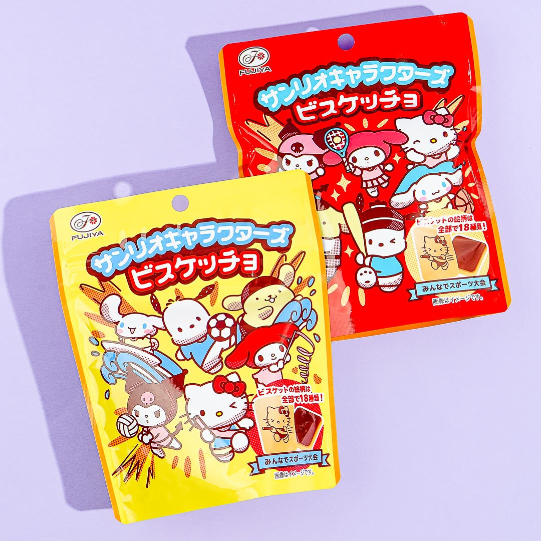 Fujiya x Sanrio Characters Bisukecho Chocolate Biscuits