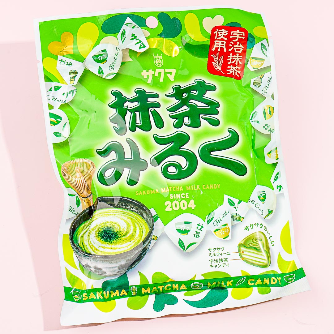 Sakuma Matcha Milk Crunchy Candy