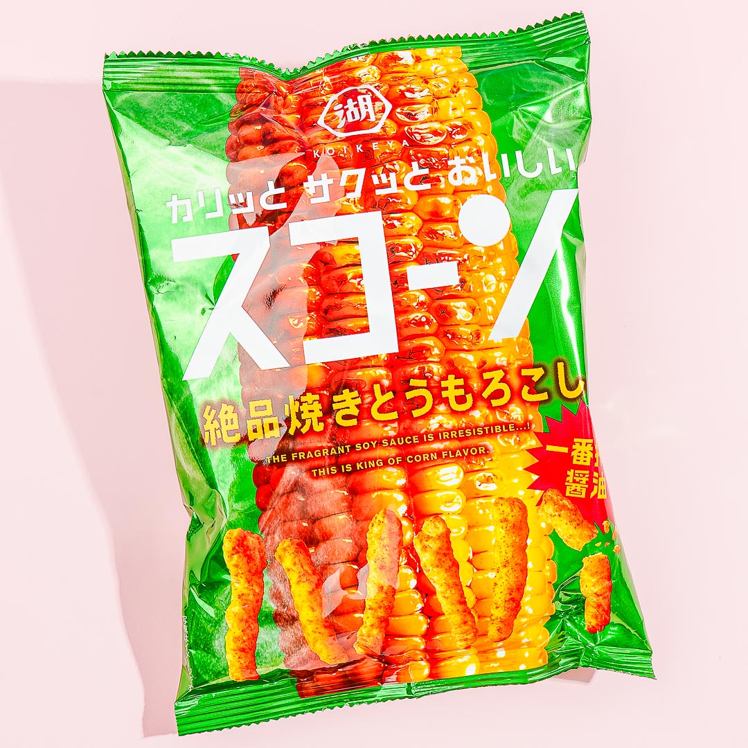 Koikeya Scone Corn Snacks - Grilled Corn