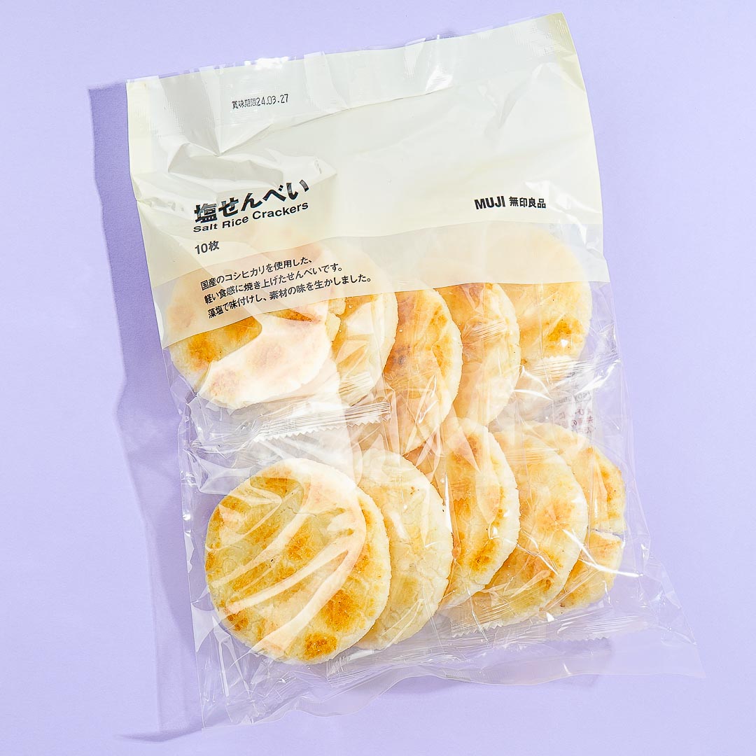 MUJI Salt Rice Crackers Large Bag
