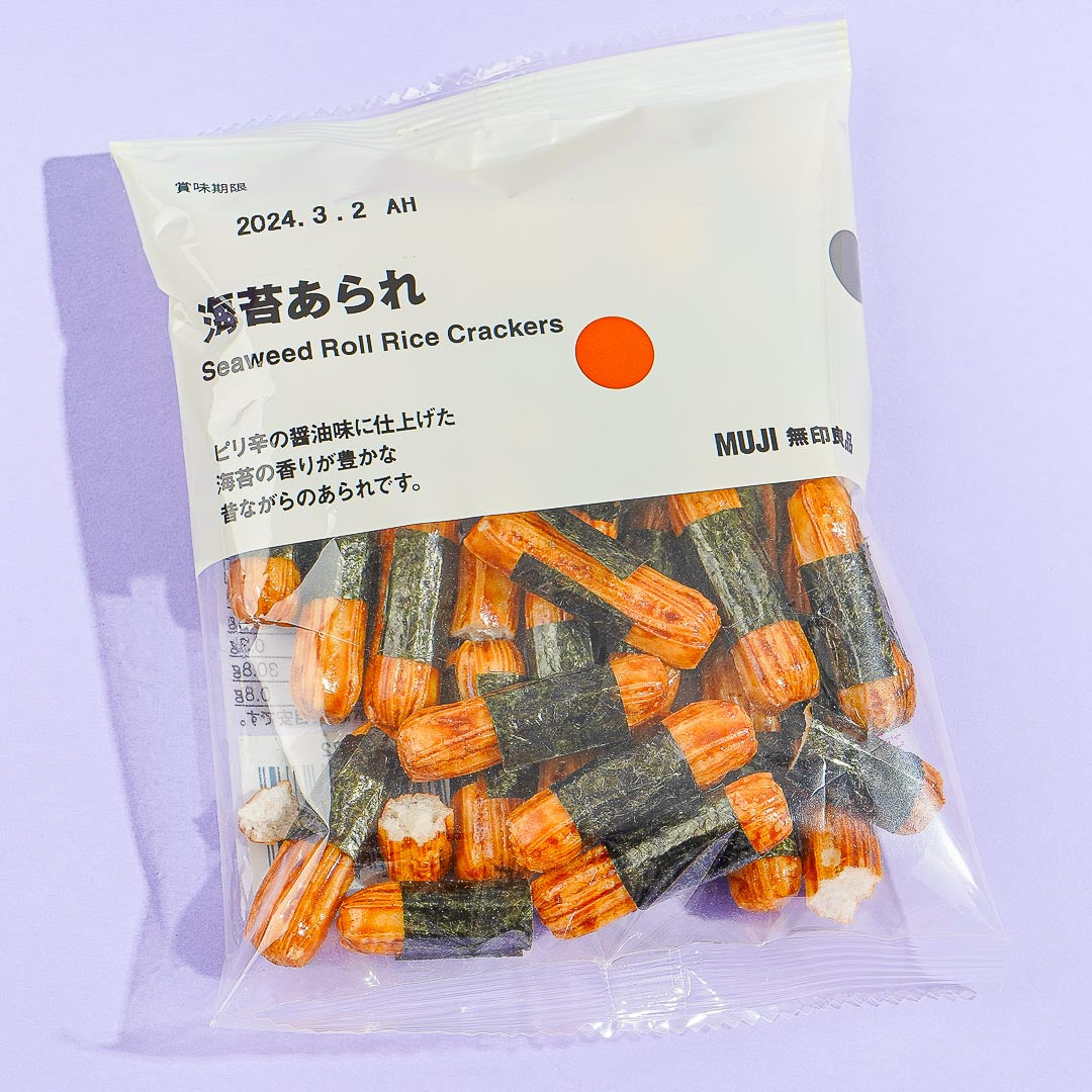 MUJI Seaweed Roll Rice Crackers