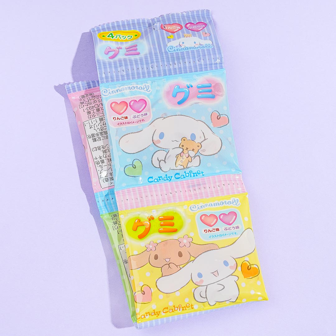 Cinnamoroll Heart Gummies - Apple & Grape / 4 pcs