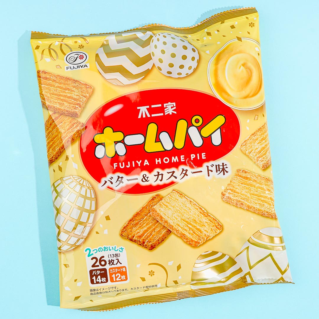 Fujiya Home Pie Snacks - Butter & Custard