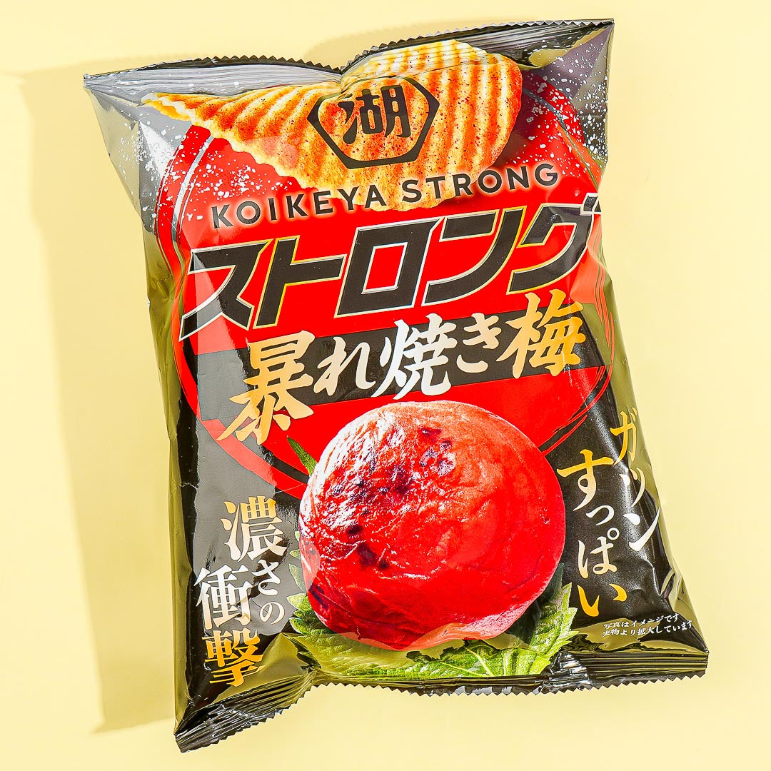Koikeya STRONG Potato Chips - Roasted Plum