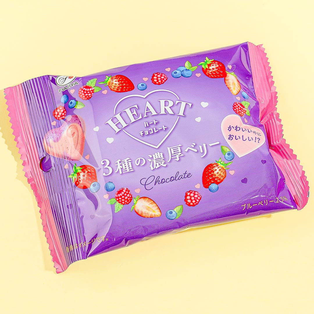 Fujiya Reward Heart Chocolate Pack - Rich Berries