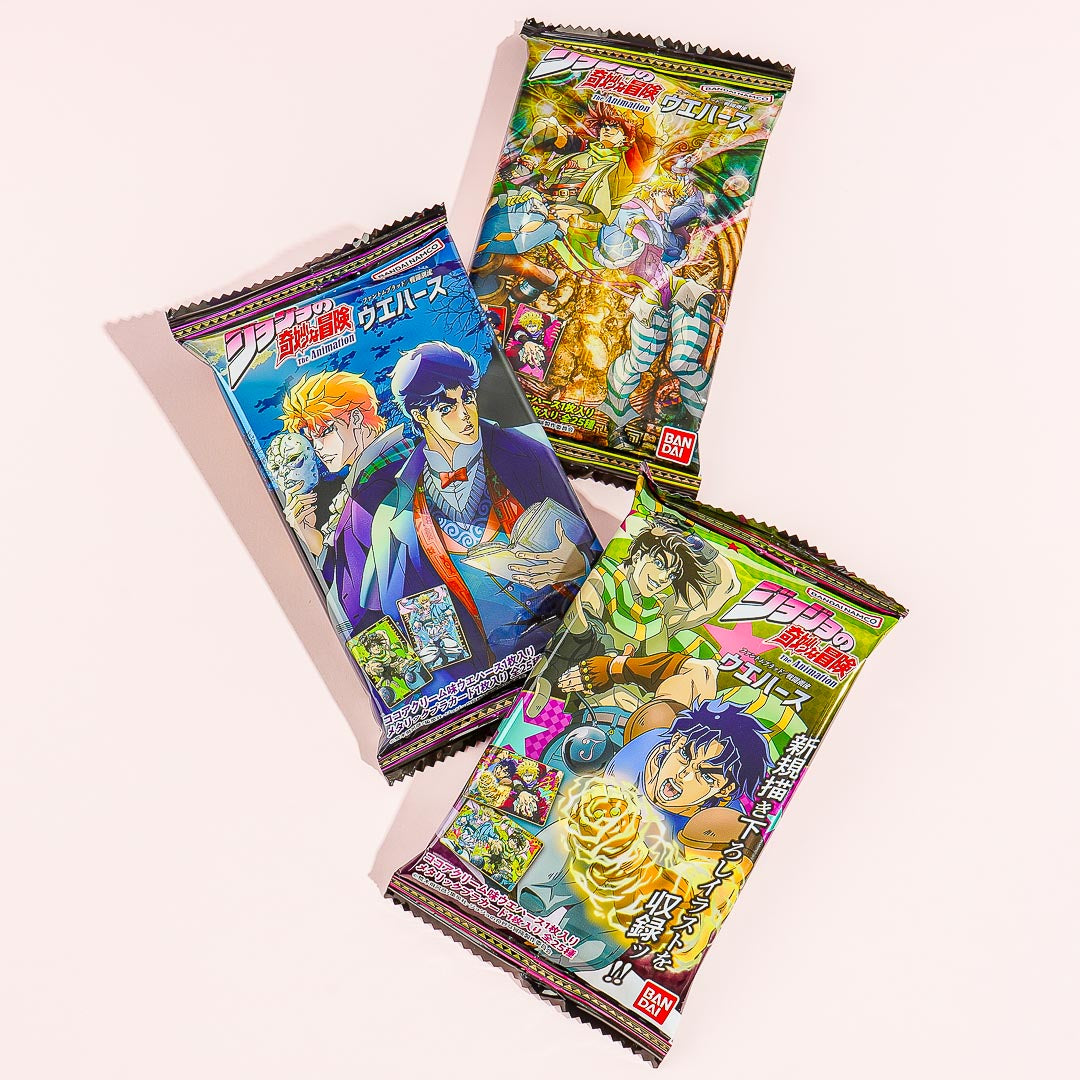 JoJo's Bizarre Adventure Phantom Blood & Battle Tendency Wafer With Ca