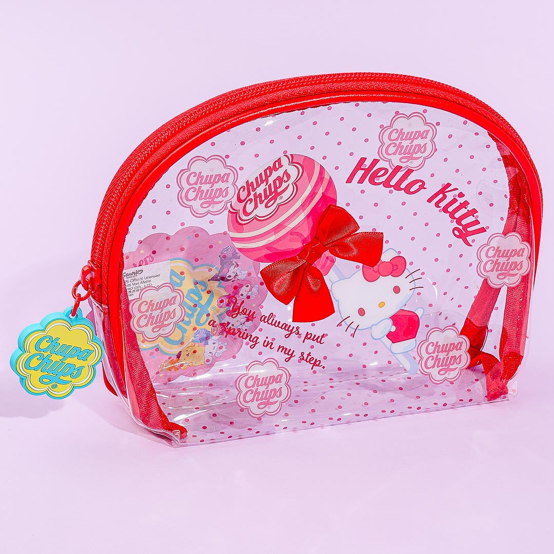 Hello Kitty x Chupa Chups Clear Pouch