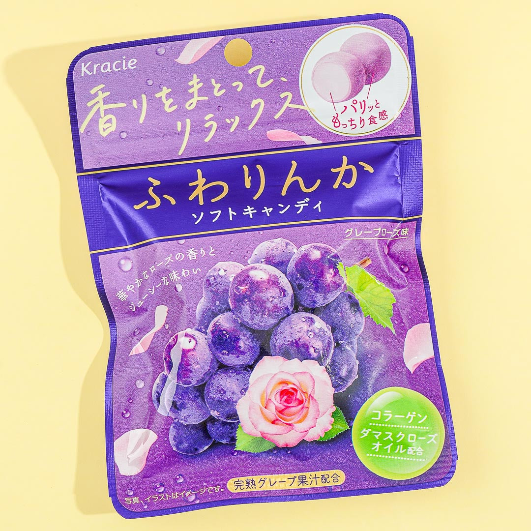 Kracie Fuwarinka Beauty Candy - Grape & Rose