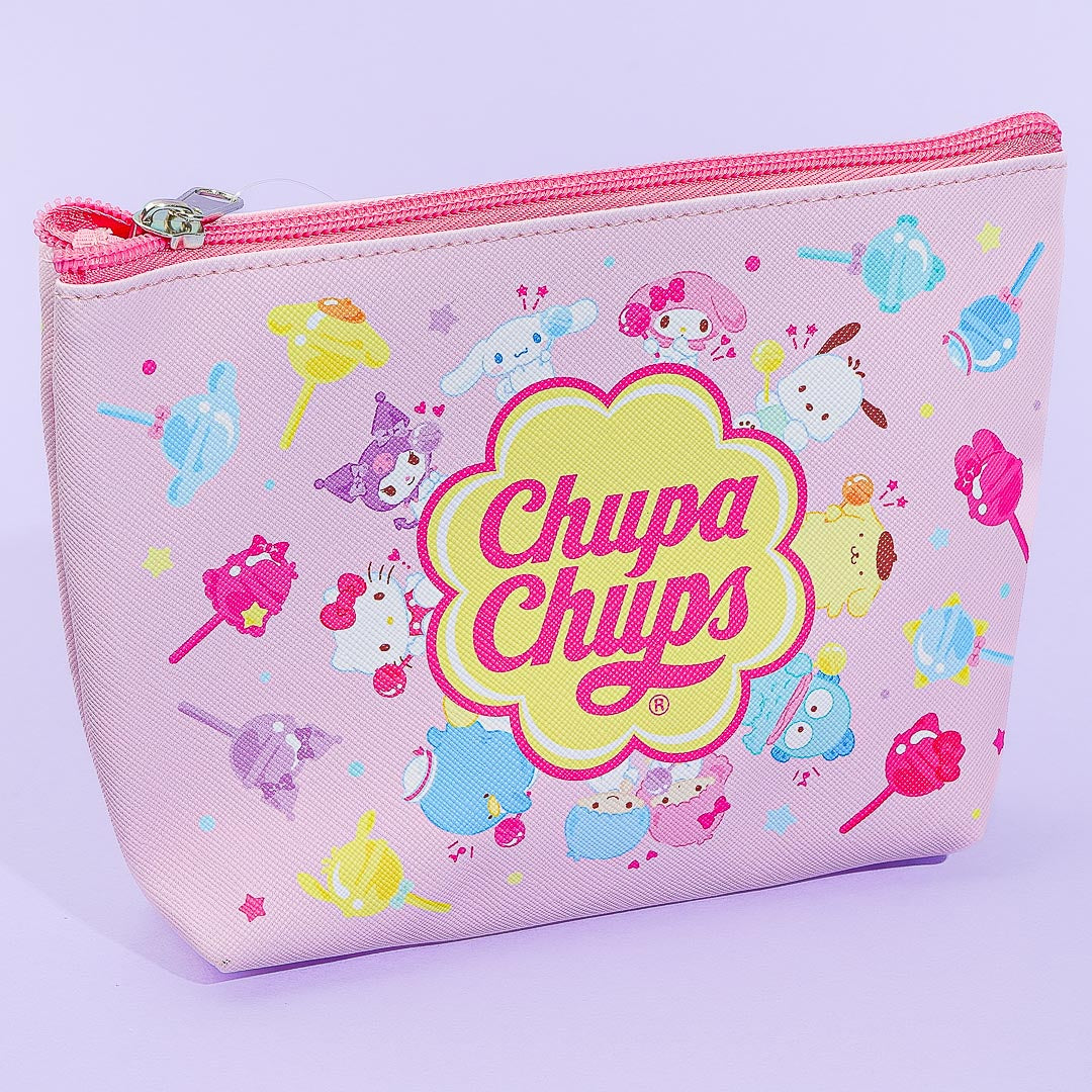 Sanrio Characters x Chupa Chups Cosmetic Pouch - Pink