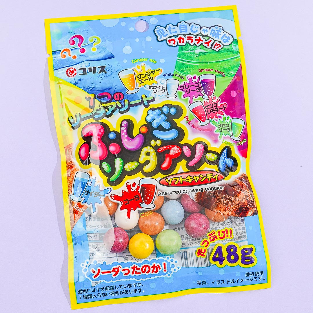 Coris Mysterious Soda Assorted Soft Candy- 48g
