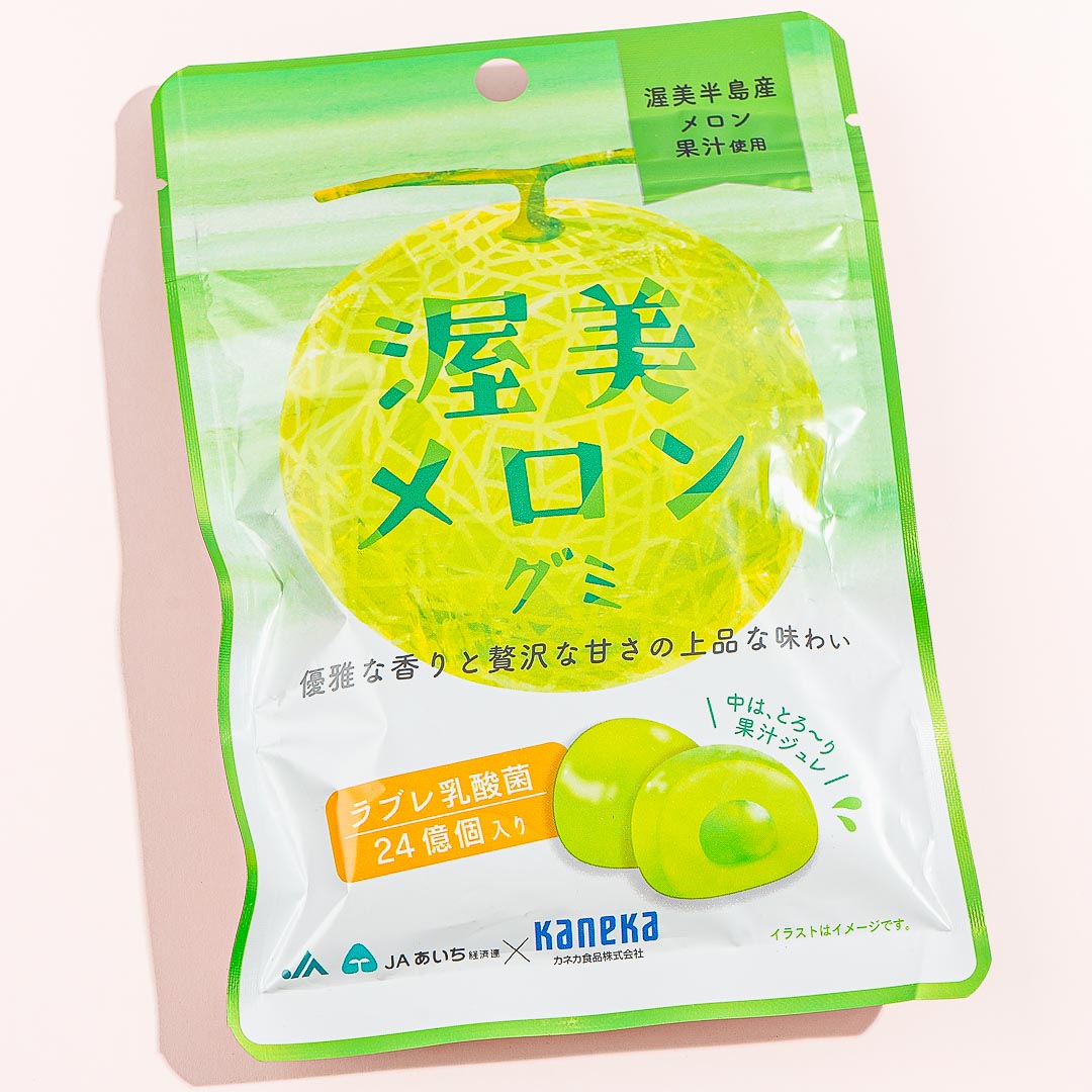 Kaneka Foods Lactic Acid Gummy Candy - Atsumi Melon