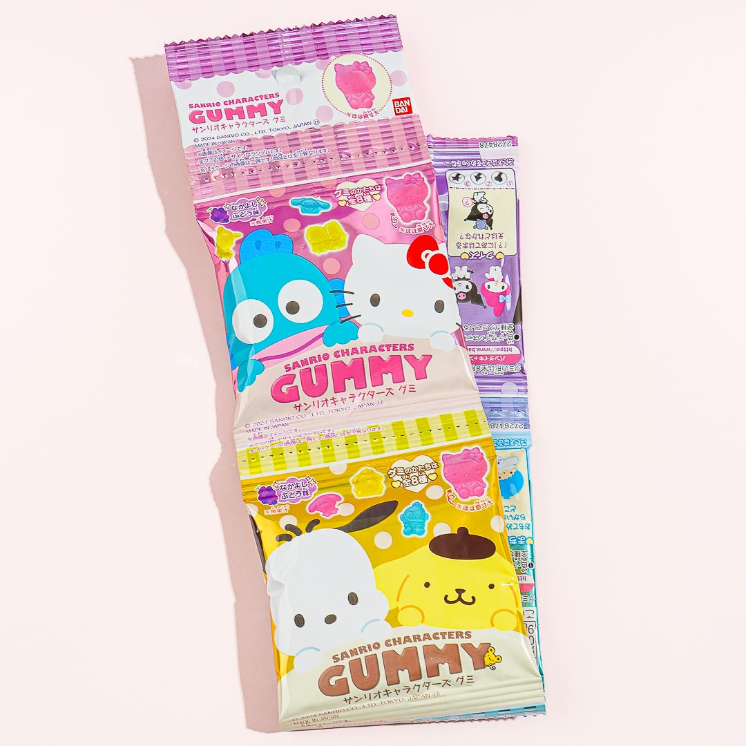Sanrio Characters Gummy Candy Set - 4 pcs