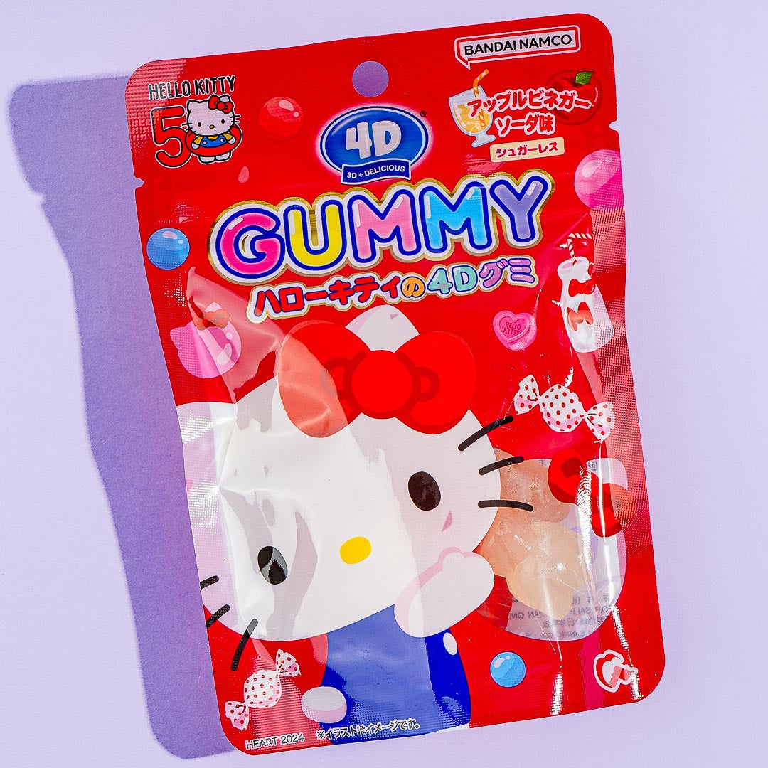 Hello Kitty 4D Gummy - Apple Vinegar Soda