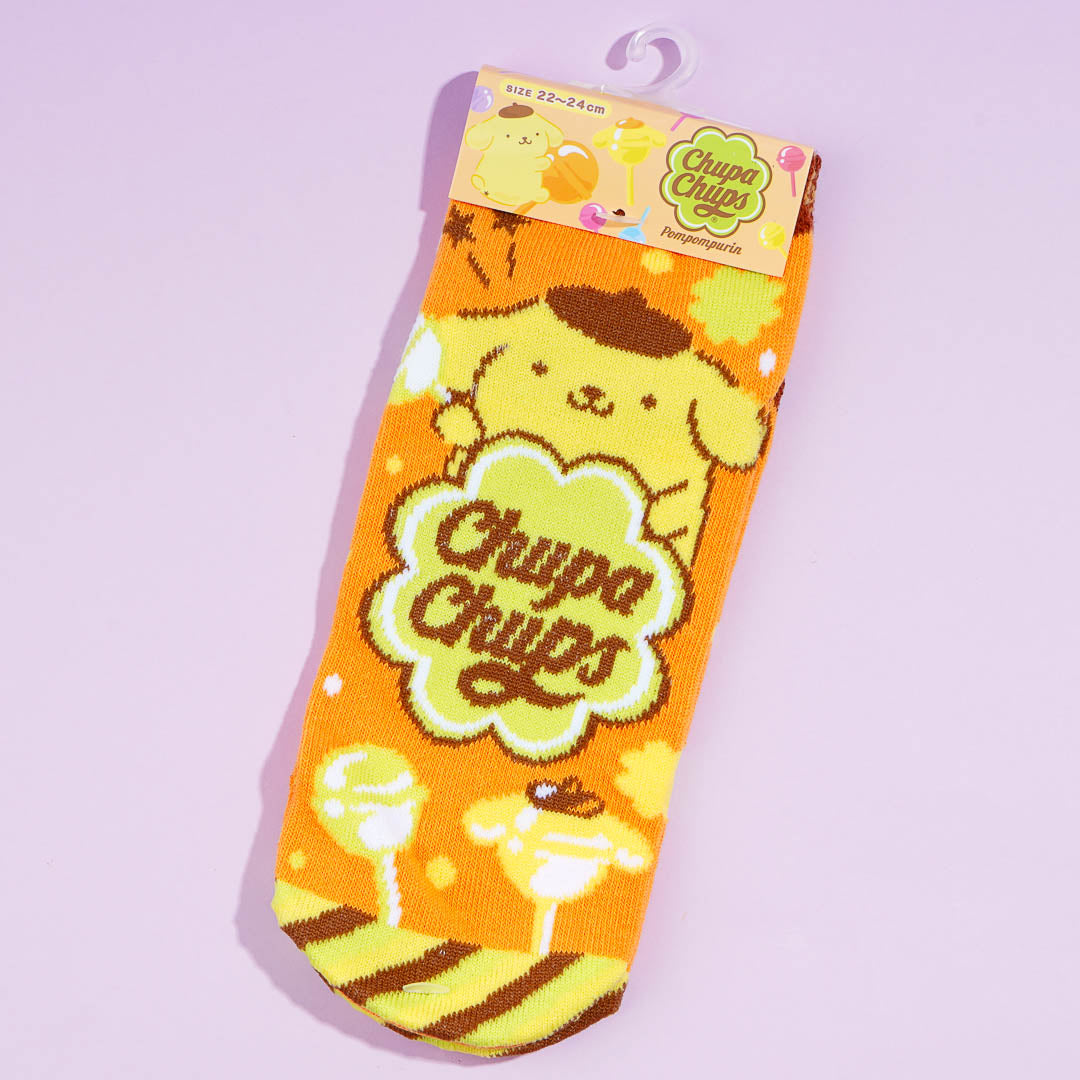 Pompompurin x Chupa Chups Socks