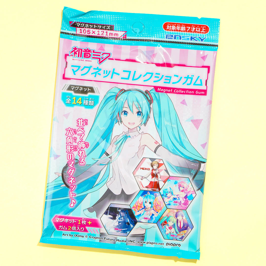 Hatsune Miku Hexagonal Magnet With Gum