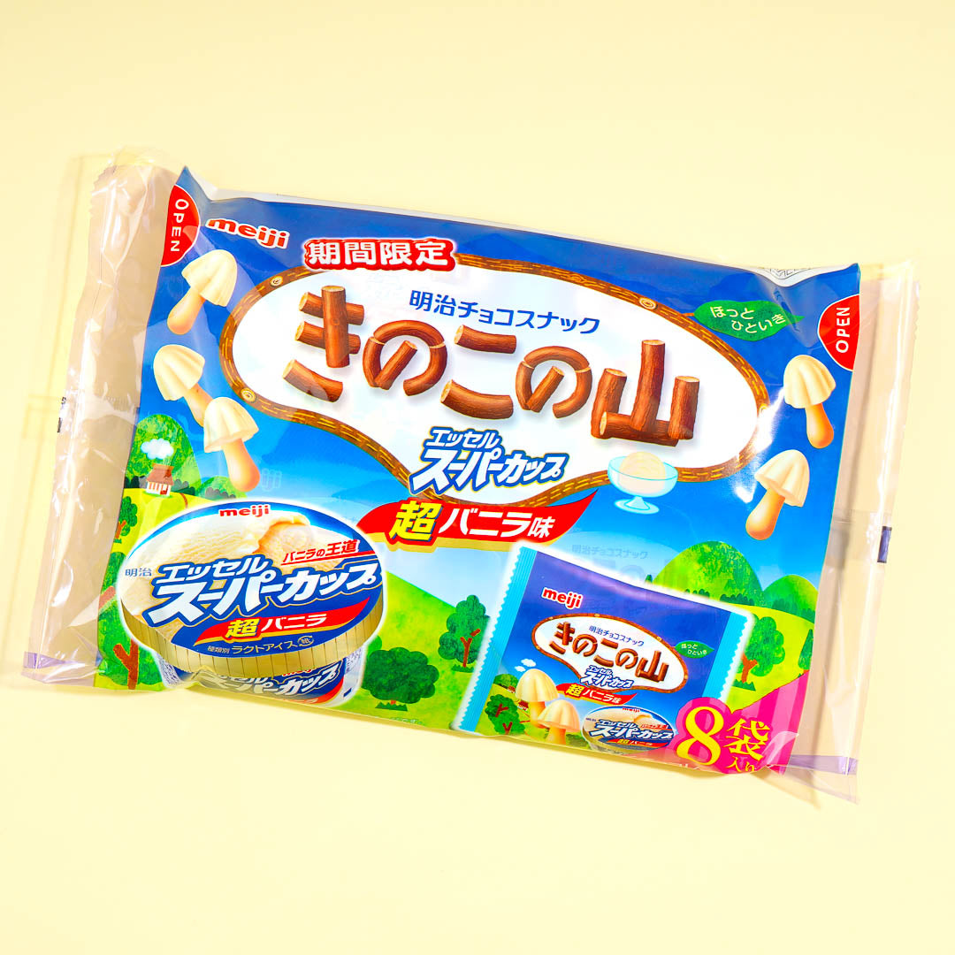 Kinoko no Yama x Essel Super Cup Chocolate Biscuits - Super Vanilla