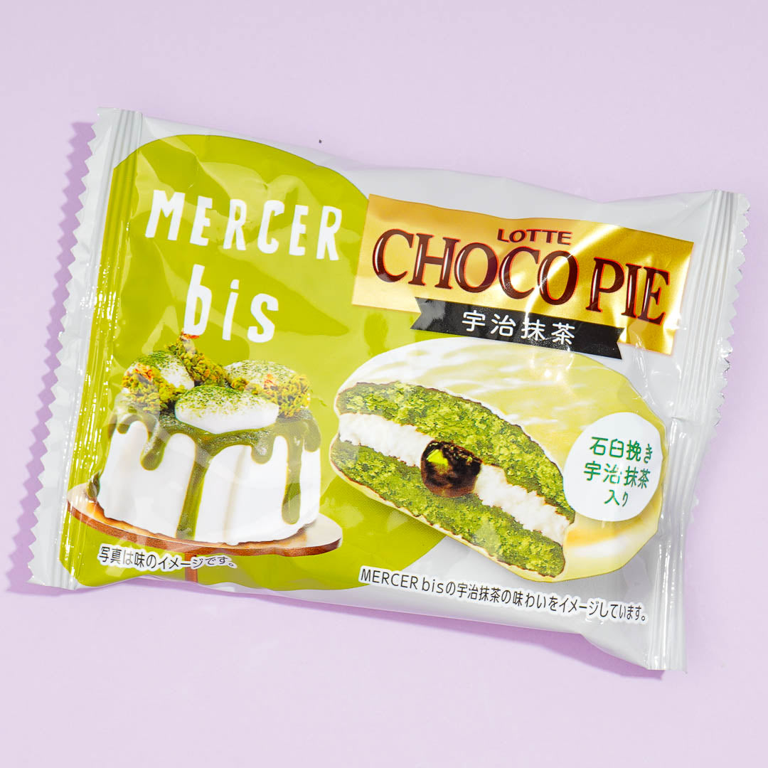 Lotte MERCER bis Choco Pie - Uji Matcha