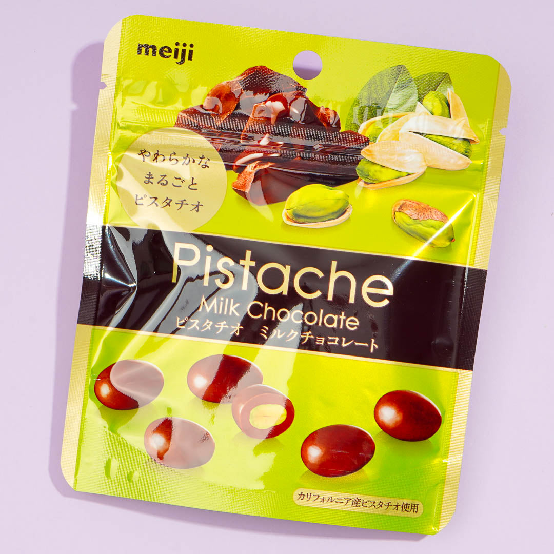 Meiji Pistache Milk Chocolate Coated Pistachios