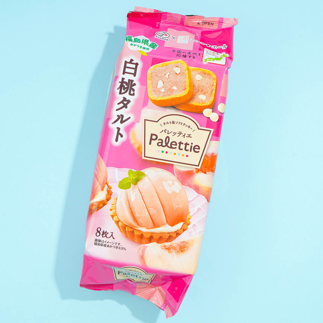 Fujiya Palettie Cookies - White Peach Tart