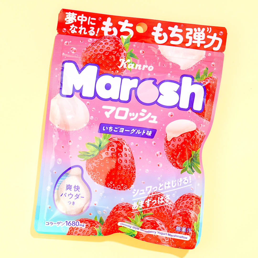 Kanro Marosh Marsmallows - Strawberry Yogurt