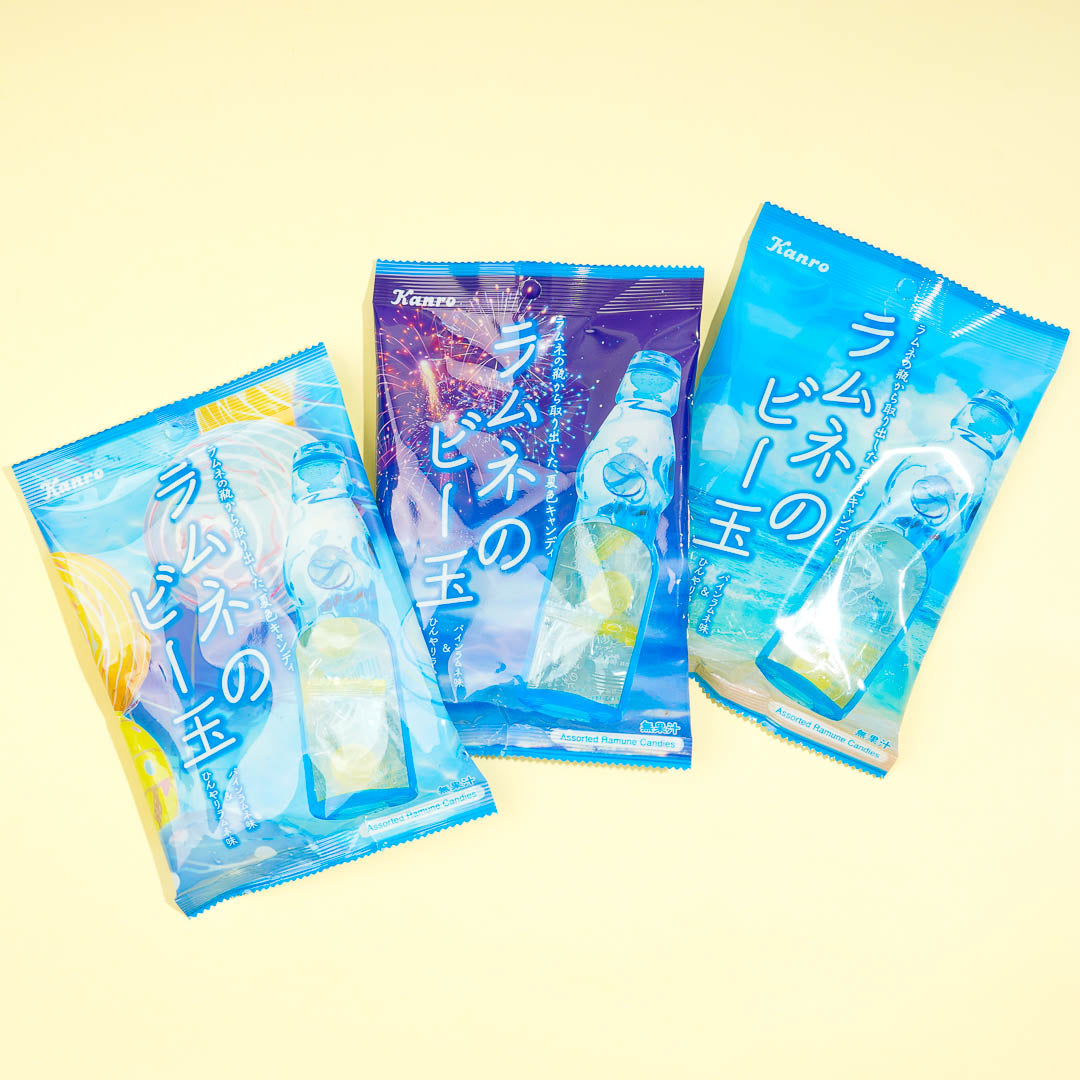 Kanro Ramune Marble Candy - Pineapple & Cool Ramune