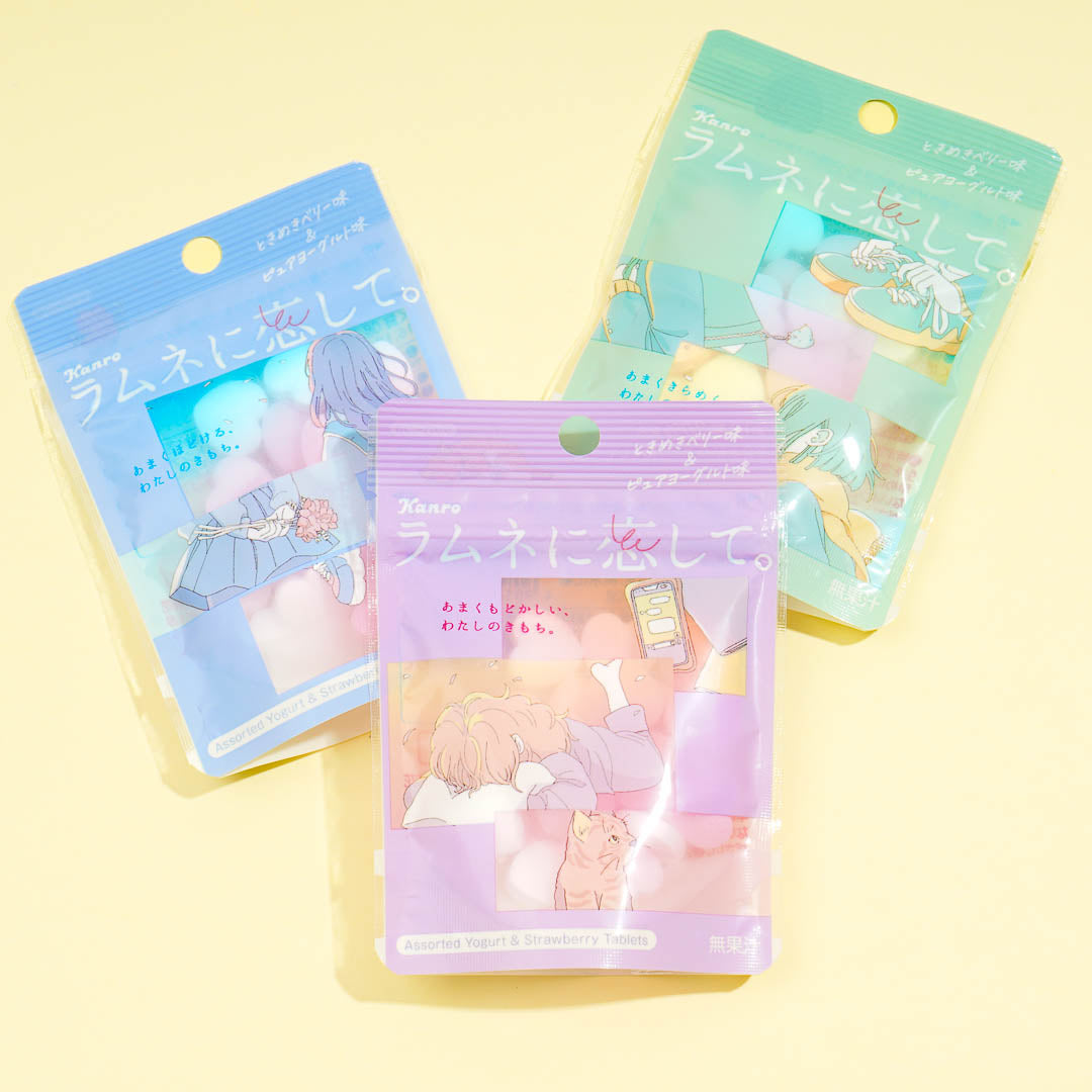 Kanro In Love With Ramune Candy - Berry & Yogurt