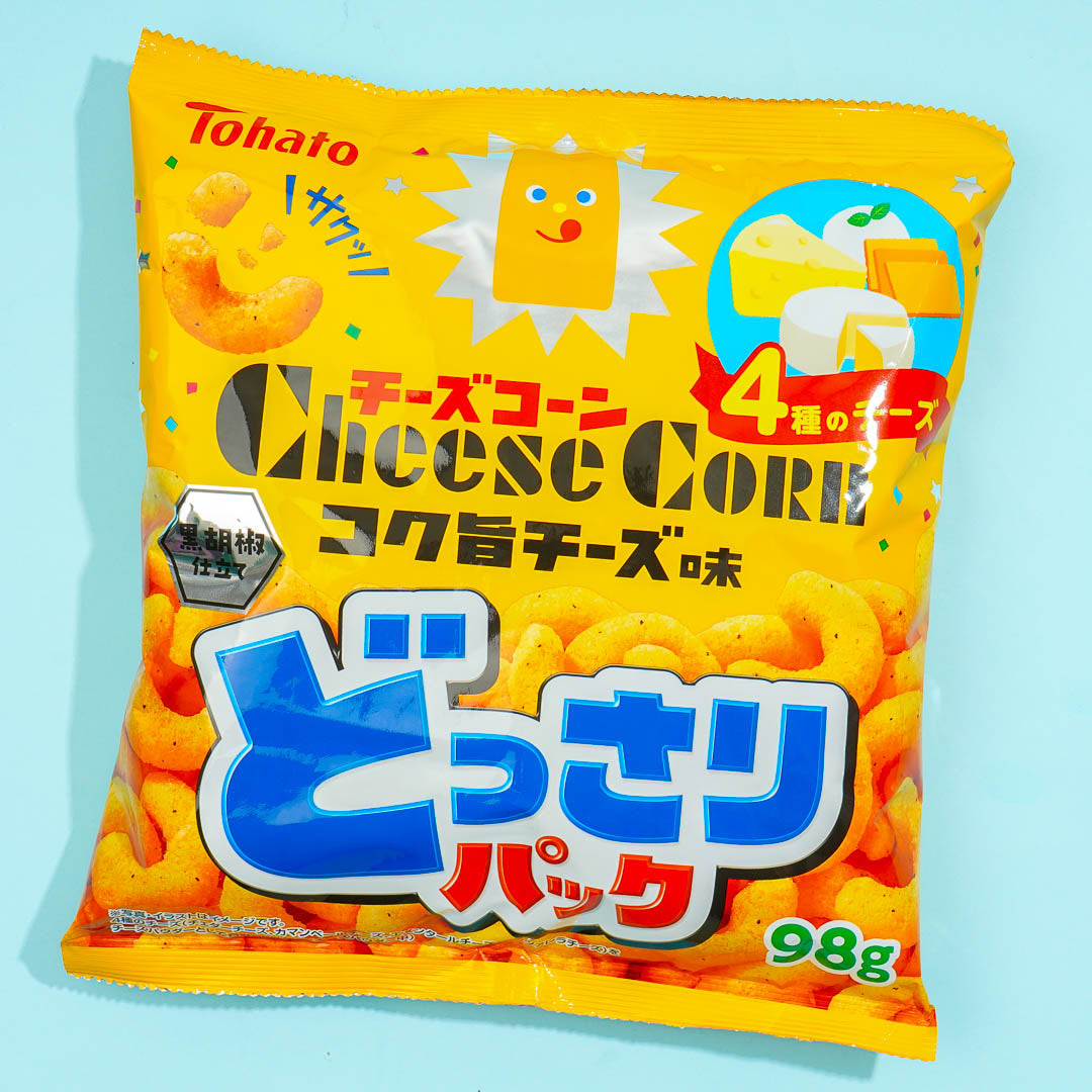 Tohato Cheese Corn Large Pack - 4-Cheese & Black Pepper