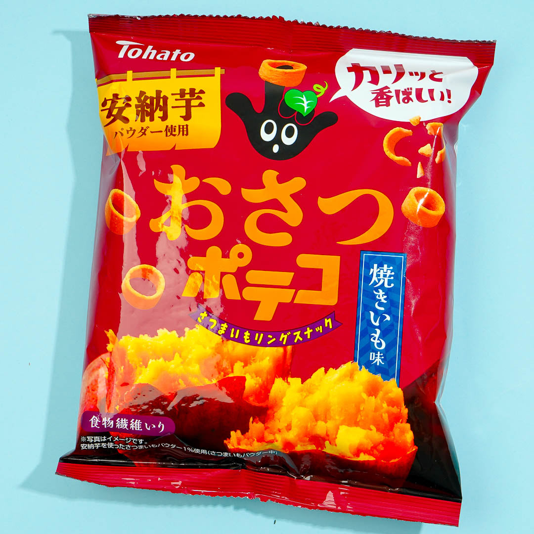 Tohato Osatsu Poteco Potato Rings - Grilled Sweet Potato