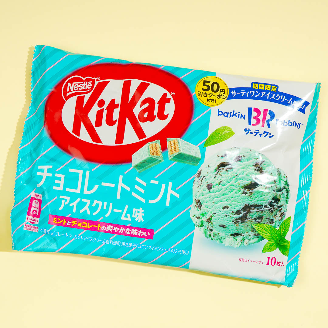 Kit Kat x Baskin Robbins Chocolate - Chocolate Mint Ice Cream