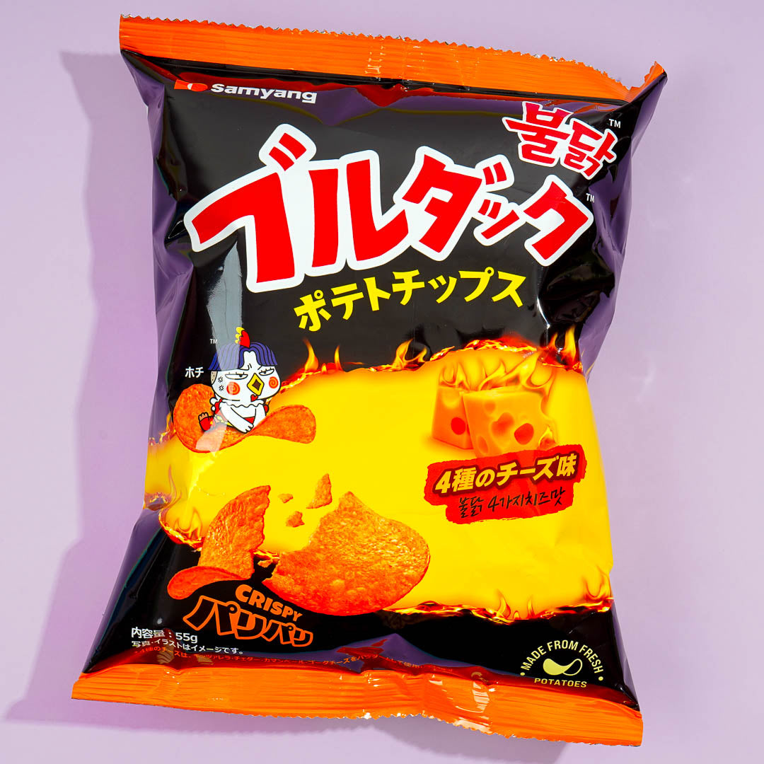 Samyang Buldak Potato Chips - 4 Cheese