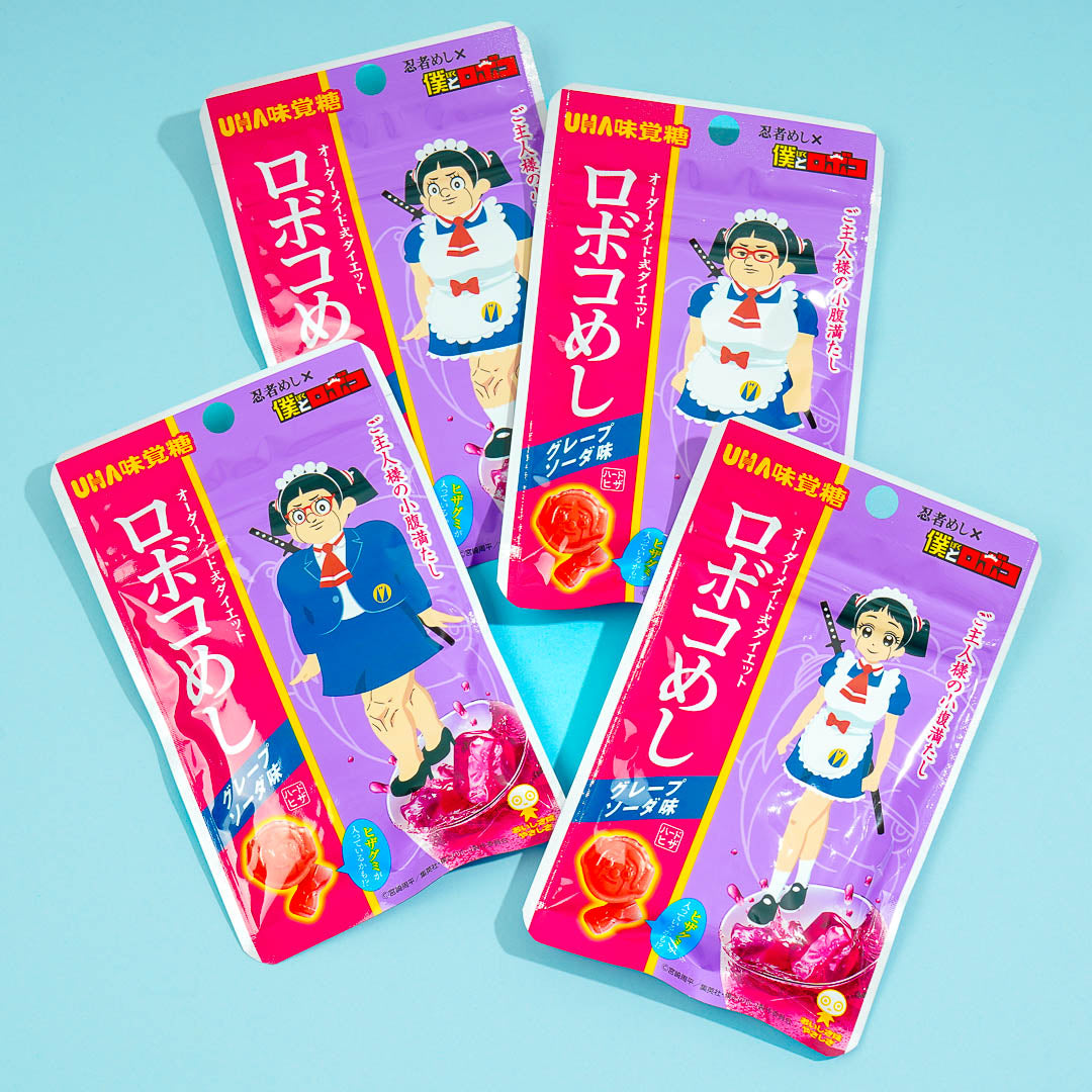 UHA Mikakuto Ninja Meshi x Roboco Gummy - Grape Soda