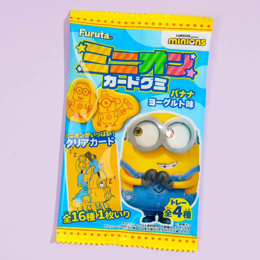 Minions Gummy With Card - Banana Yogurt
