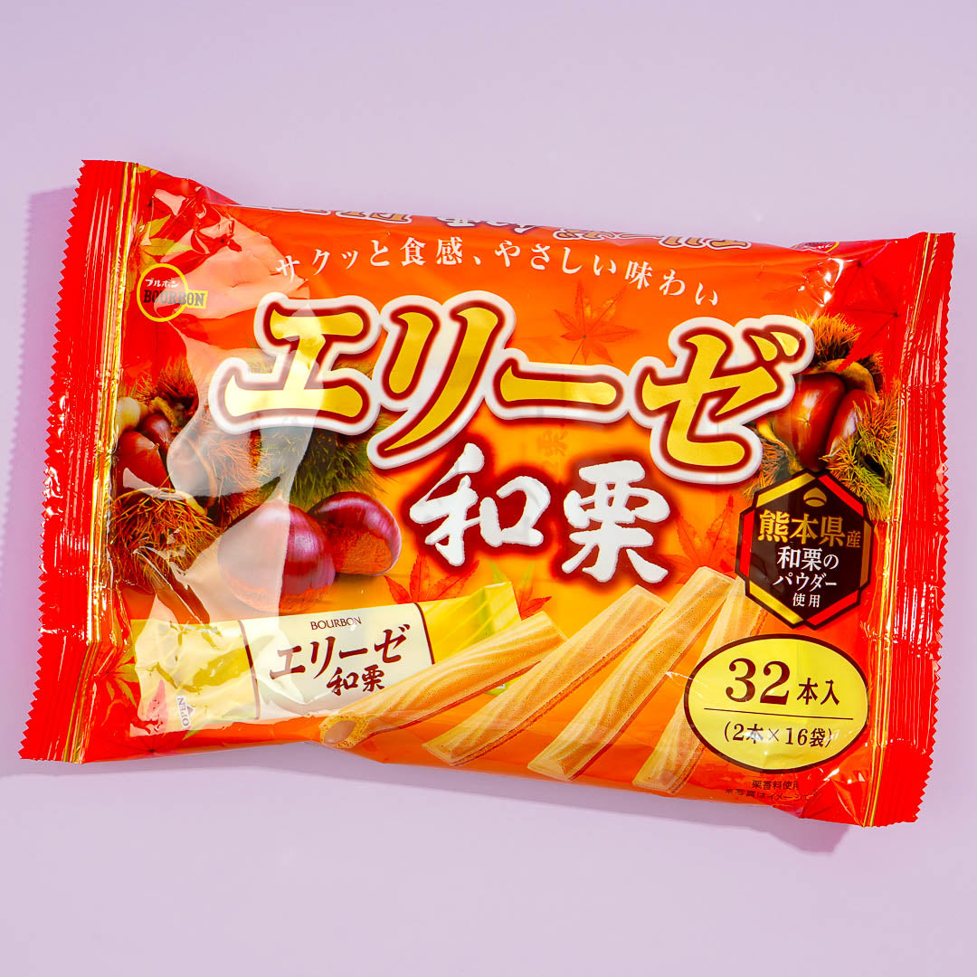 Bourbon Elise Wafer Sticks - Japanese Chestnut