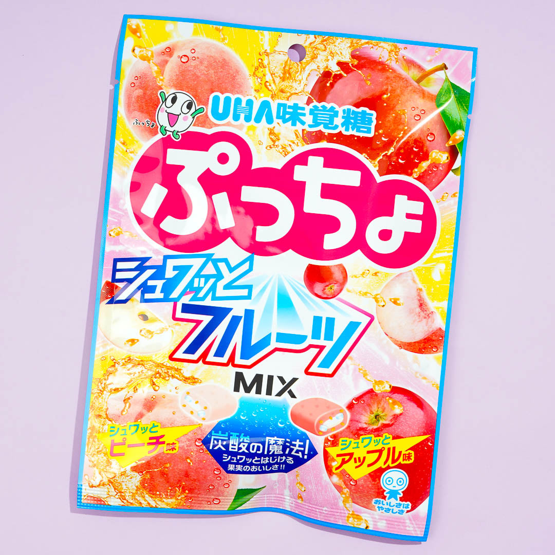 Puccho Chewy Candy Pack - Sparkling Peach & Apple