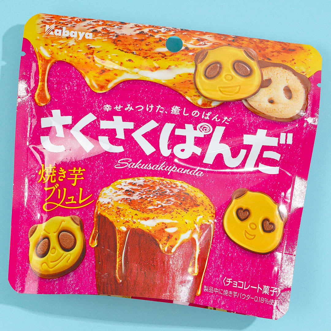 Saku Saku Panda Chocolate Biscuits - Roasted Sweet Potato