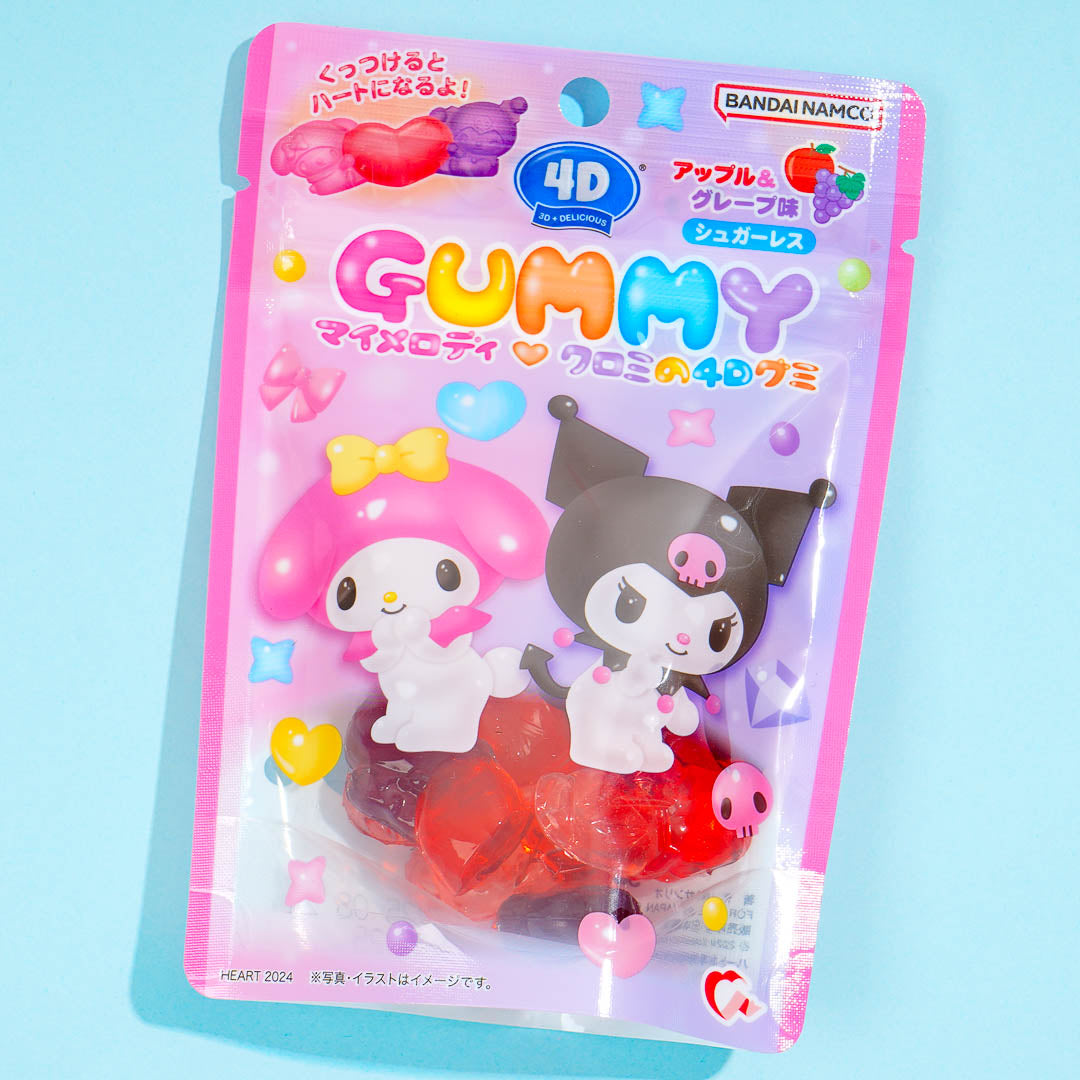 My Melody & Kuromi 4D Gummy Candy - Apple & Grape