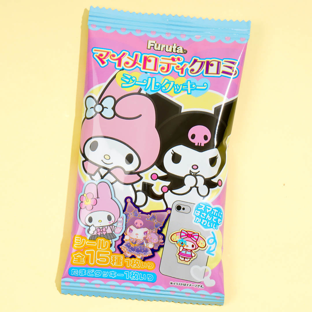 My Melody And Kuromi Egg Cookie With Sticker