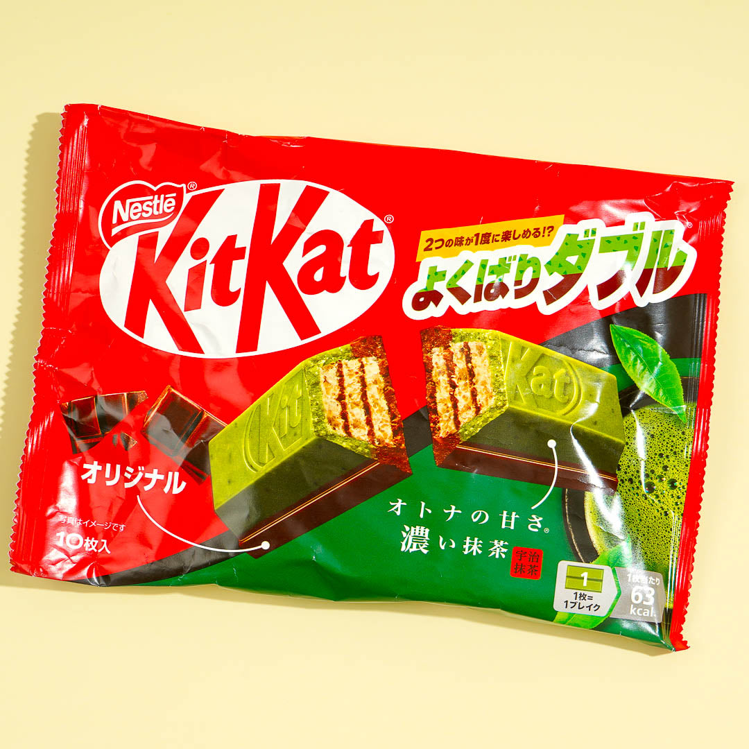 Kit Kat Yokubari Double Chocolates - Dark Matcha & Original