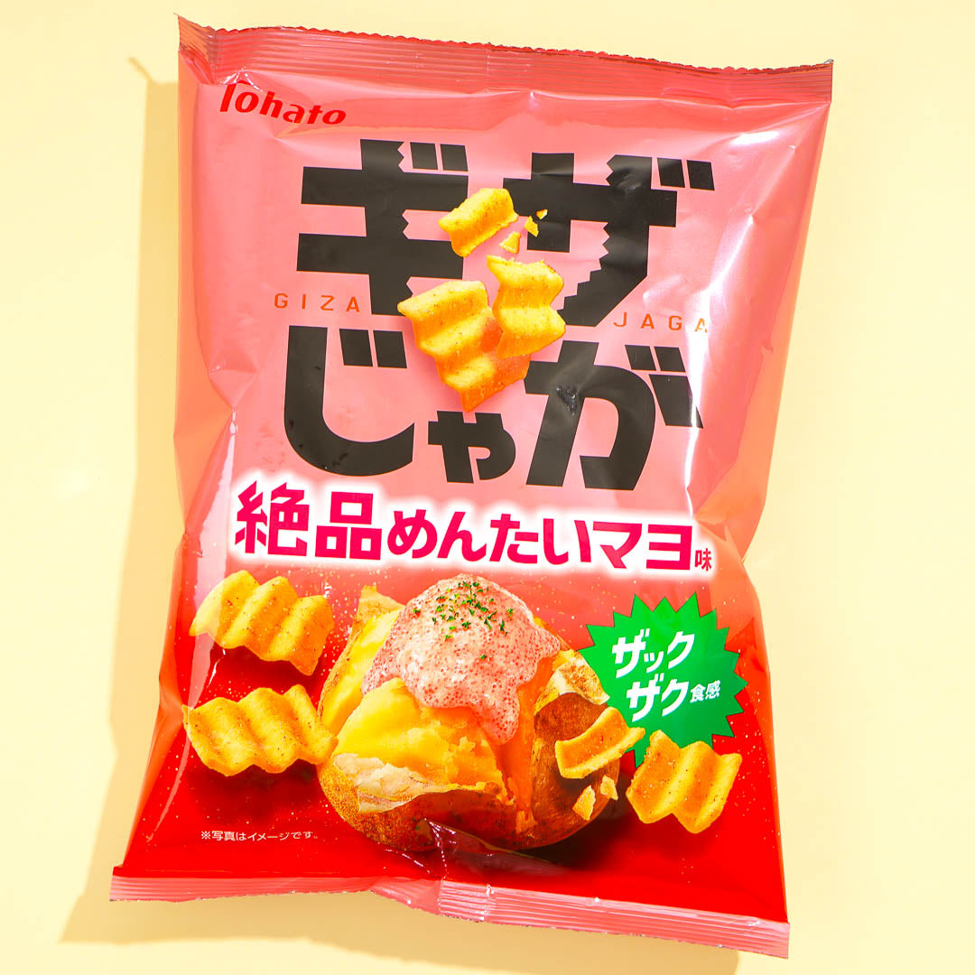 Tohato Giza Jaga Potato Snacks - Mentaiko Mayonnaise