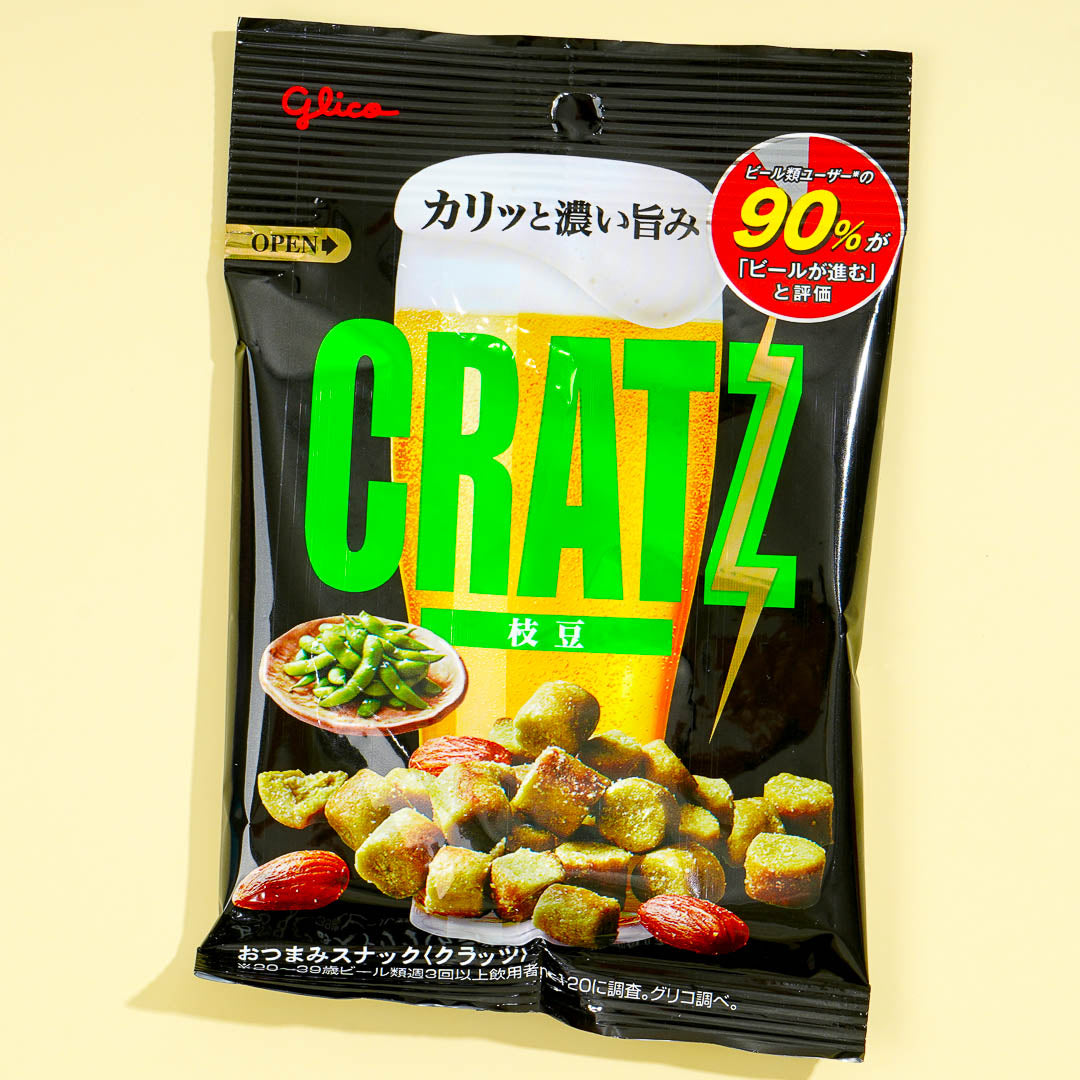 Glico Kratz Corn Snacks - Edamame