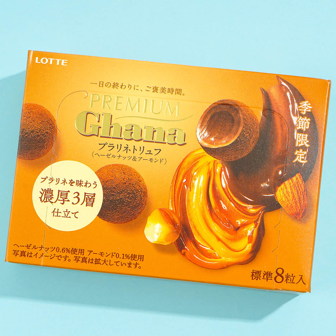 Lotte Premium Ghana Chocolate Truffles - Hazelnut & Almond Praline