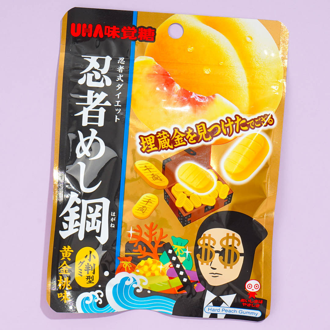 UHA Mikakuto Ninja Meshi Steel Gummy - Golden Peach
