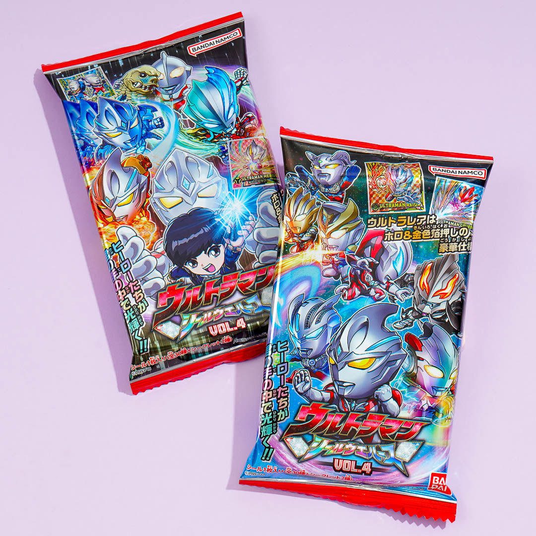 Ultraman Seal Wafer With Sticker Vol 4