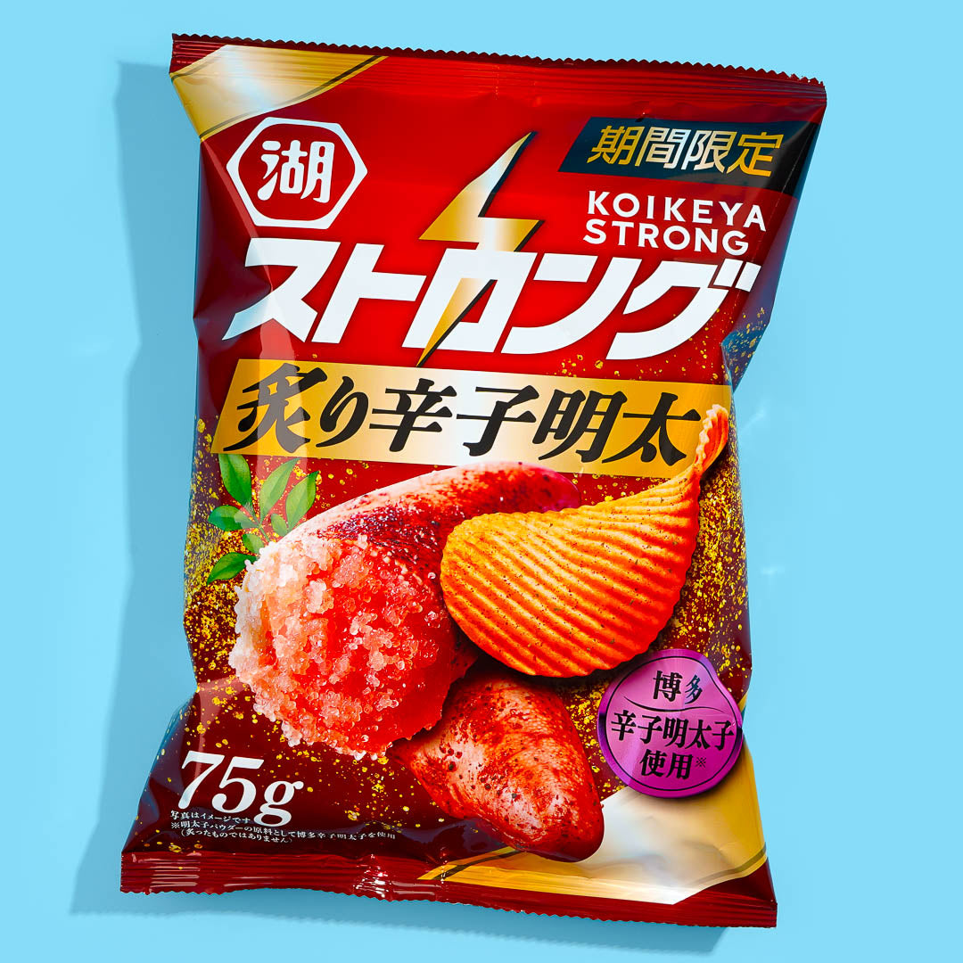 Koikeya Strong Potato Chips - Roasted Spicy Mentaiko