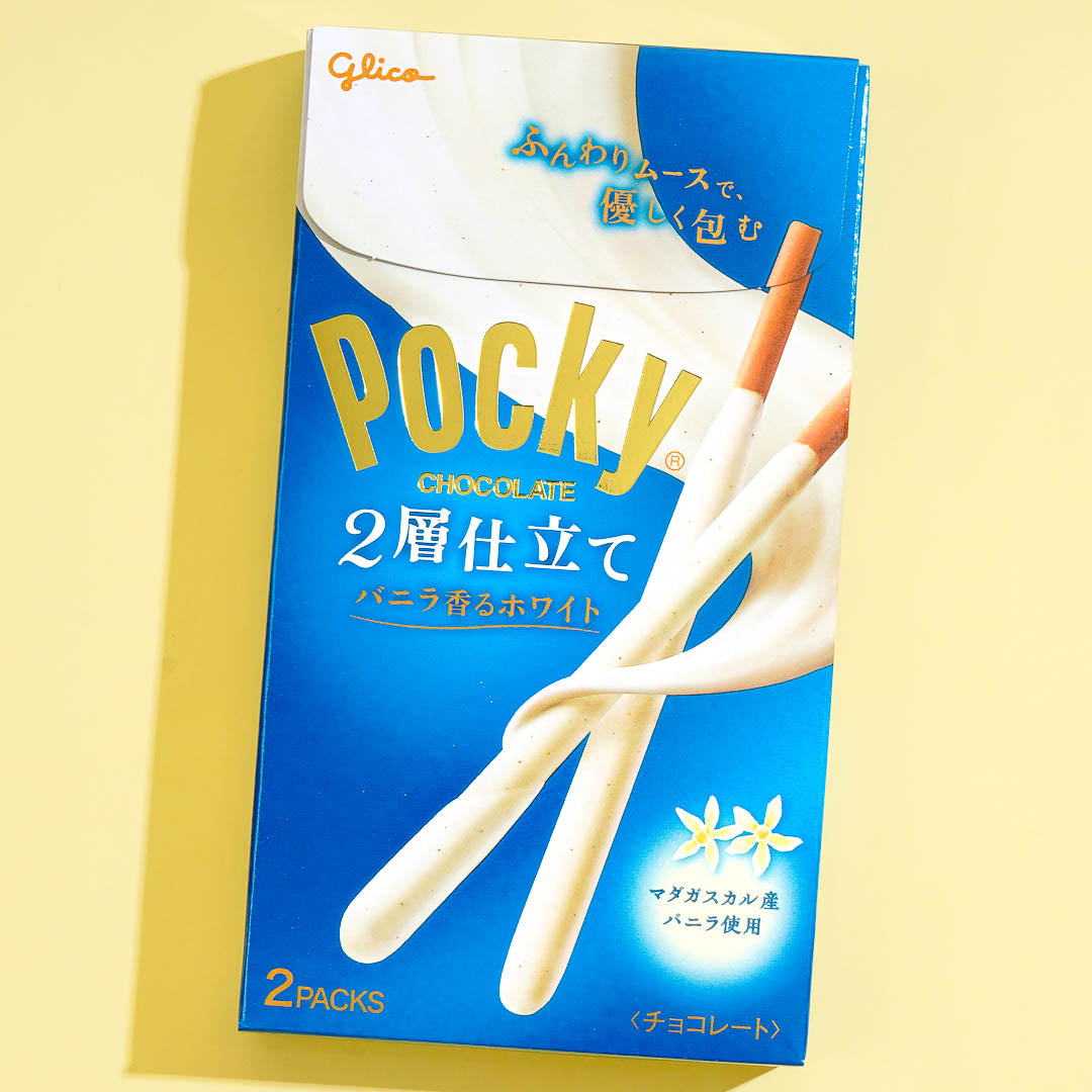 Pocky Double Layer Biscuit Sticks - Vanilla White Chocolate