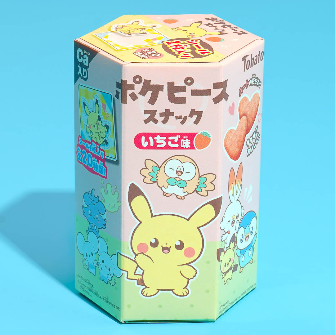 Tohato Pokemon Pokepeace Heart Snack - Strawberry